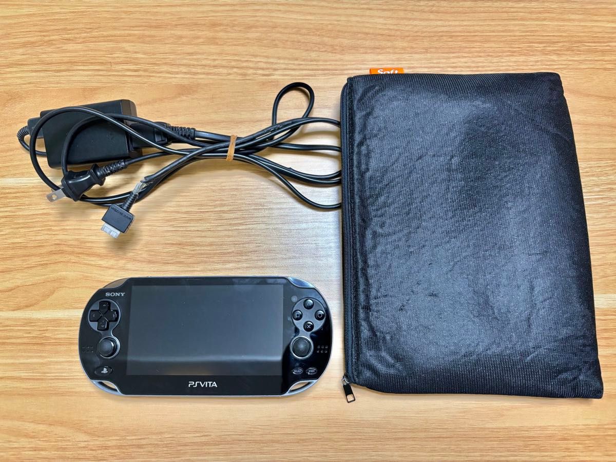 初期化済み・動作良好】PS Vita 本体のみ ブラック PCH-1100 初期化済み・動作良好】PS Vita 本体のみ ブラック PCH-1100
