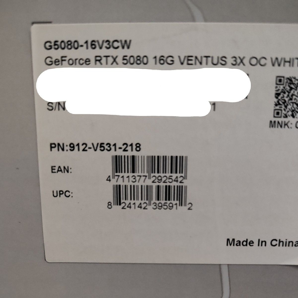 MSI GeForce RTX 5080 16G VENTUS 3X OC WHITE グラフィック MSI GeForce RTX 5080 16G VENTUS 3X OC WHITE グラフィック