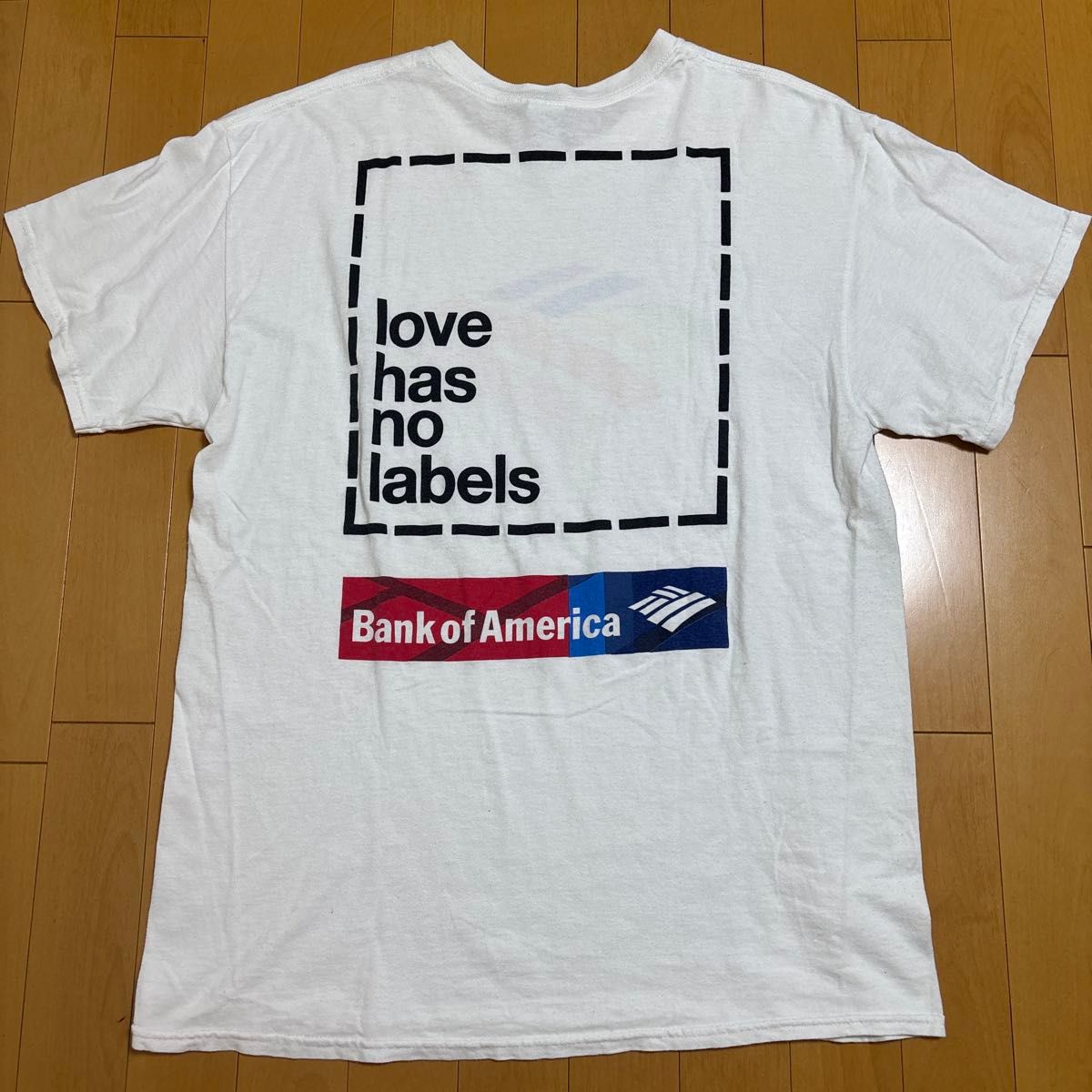 00s バンクオブアメリカ 両面プリント オールド 企業物 Tシャツ 00s バンクオブアメリカ 両面プリント オールド 企業物 Tシャツ