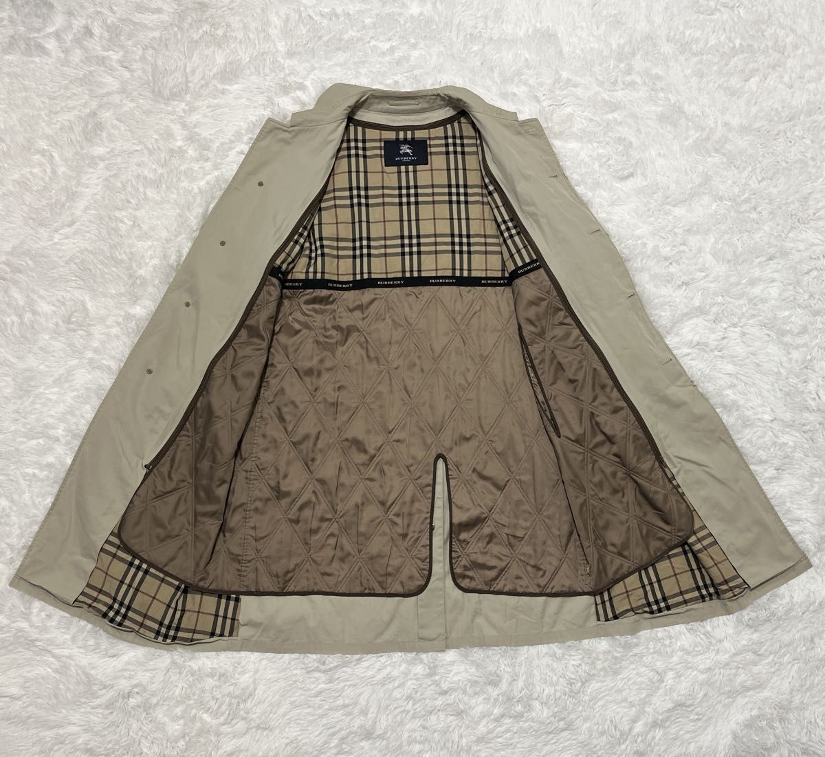 BURBERRY LONDON ステンカラーコート ベージュ 180 メンズ 三陽 BURBERRY LONDON ステンカラーコート ベージュ 180 メンズ 三陽