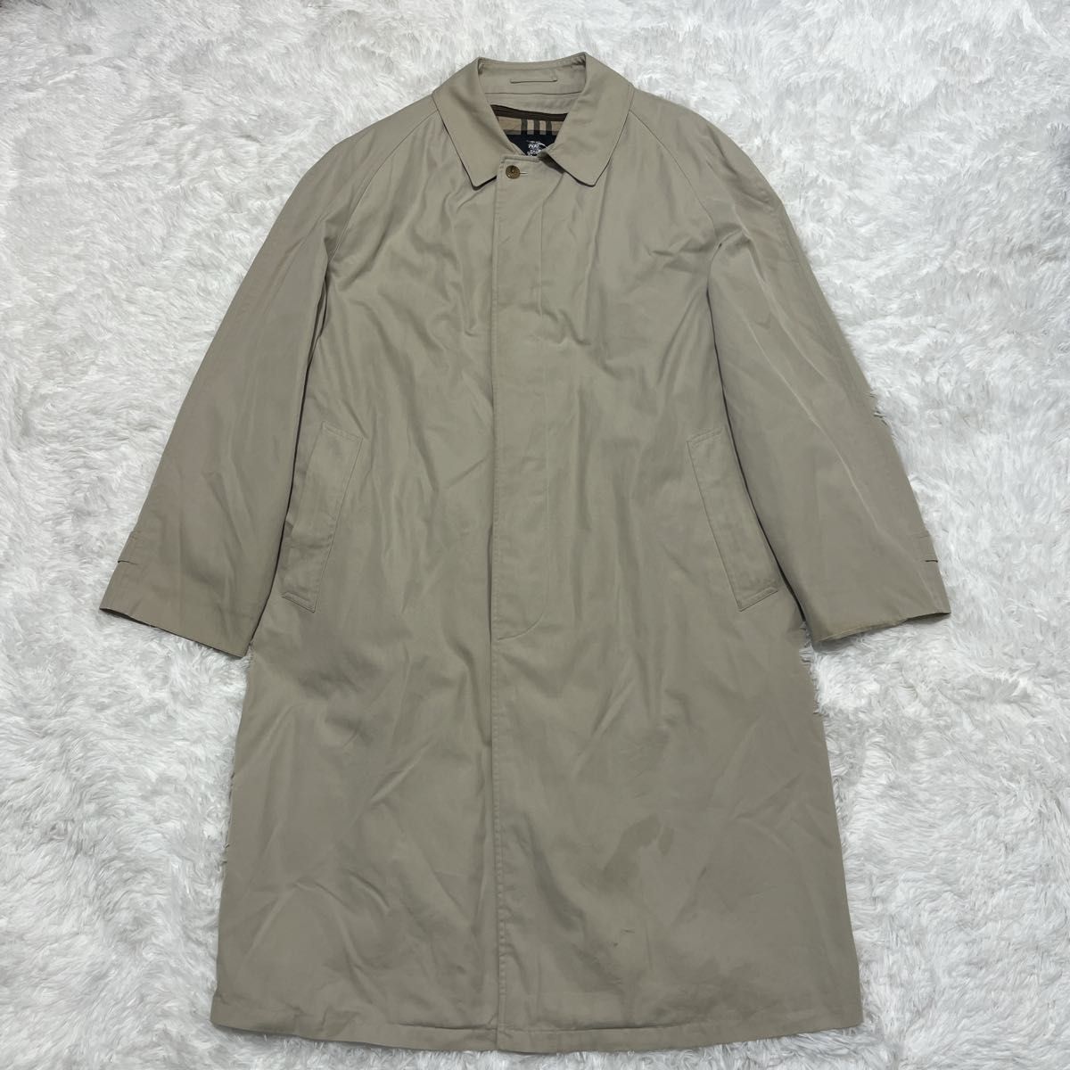 BURBERRY LONDON ステンカラーコート ベージュ 180 メンズ 三陽 BURBERRY LONDON ステンカラーコート ベージュ 180 メンズ 三陽