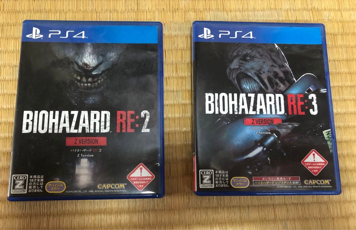 バイオハザードre2 re3 2本SET Zバージョン|Yahoo!フリマ(旧 バイオハザードre2 re3 2本SET Zバージョン|Yahoo!フリマ(旧