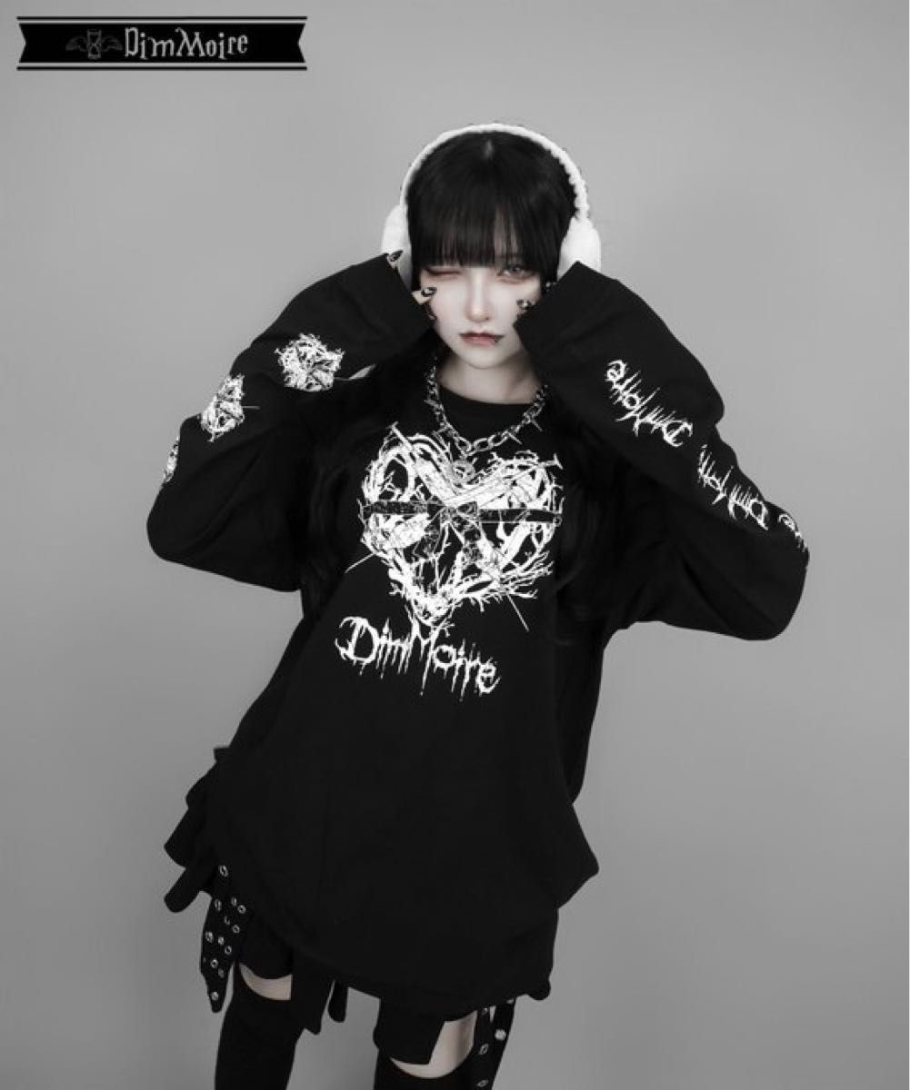 Sickness ロンT【Black】Dimmire ディムモアール|Yahoo!フリマ Sickness ロンT【Black】Dimmire ディムモアール|Yahoo!フリマ