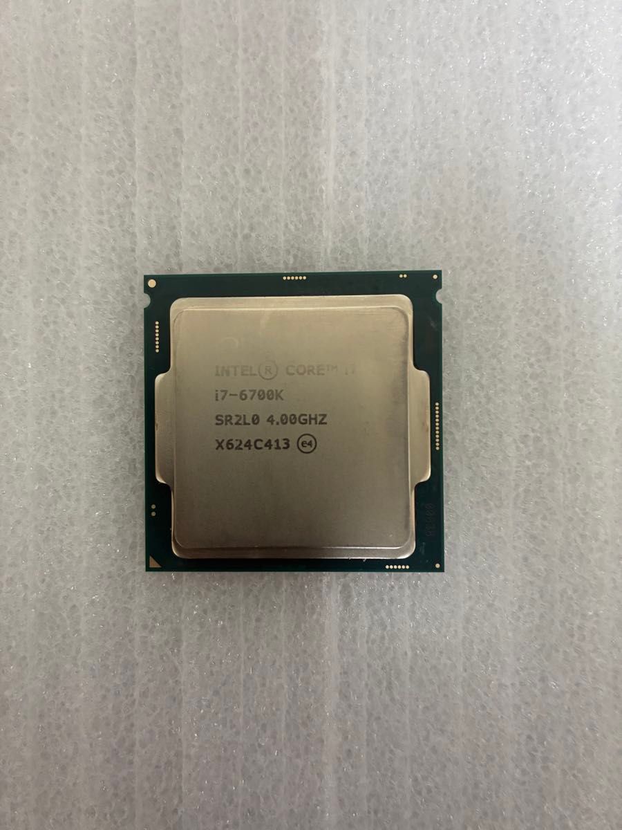 動作確認済み Intel core i7 6700K SR2L0 4 00GHZ X624C413 中古 動作確認済み Intel core i7 6700K SR2L0 4 00GHZ X624C413 中古
