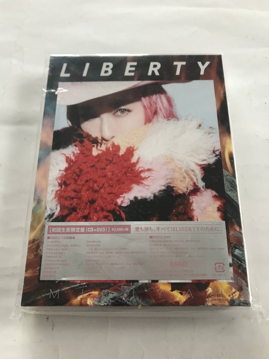 C09【音楽・映像】 CD・DVD 加藤ミリヤ 「LIBERTY」（初回生産限定版）　CD+DVD 2 DISK_画像1