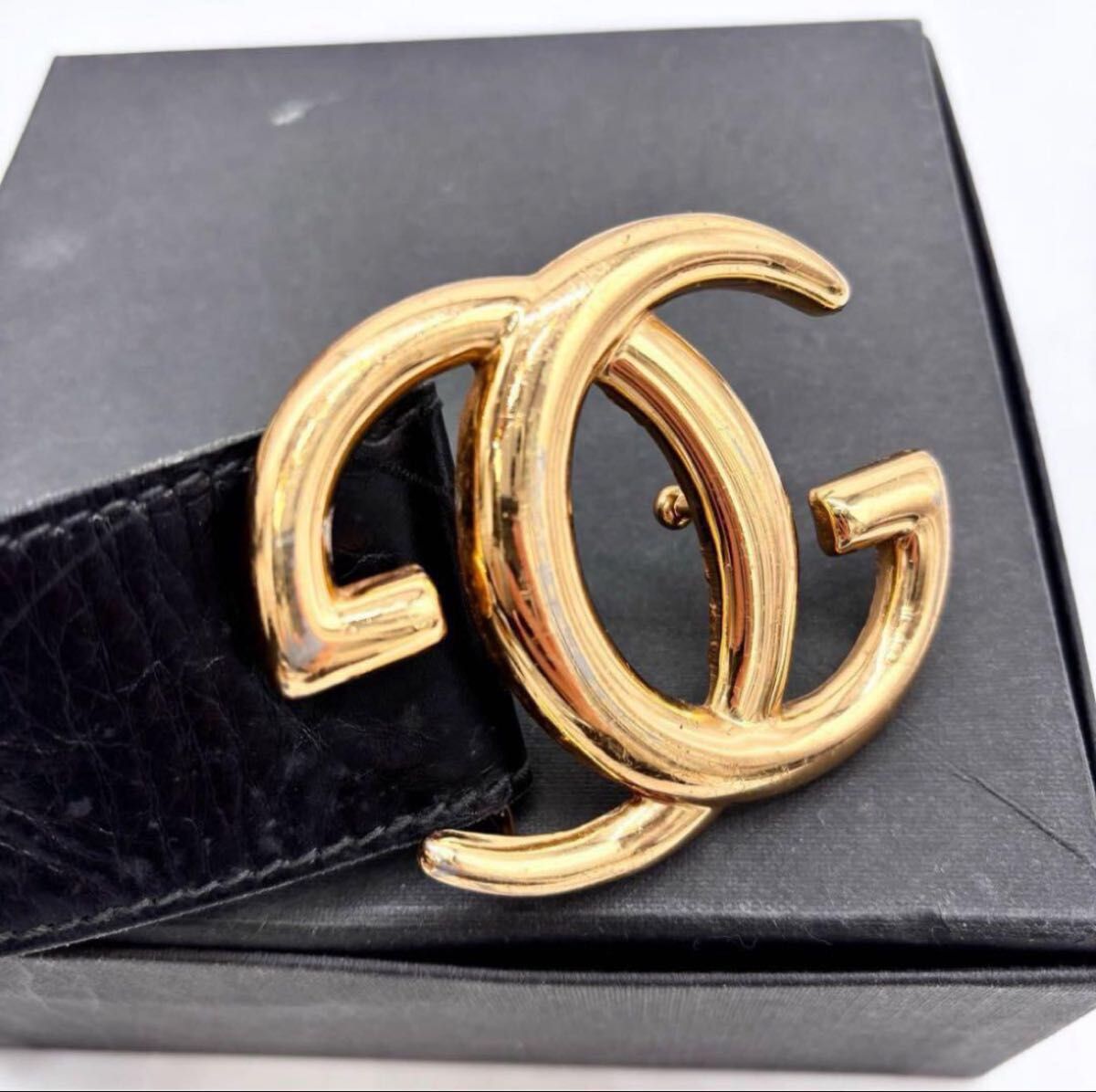 GUCCI グッチ レザー オールドグッチ ベルト GGバックル GUCCI グッチ レザー オールドグッチ ベルト GGバックル