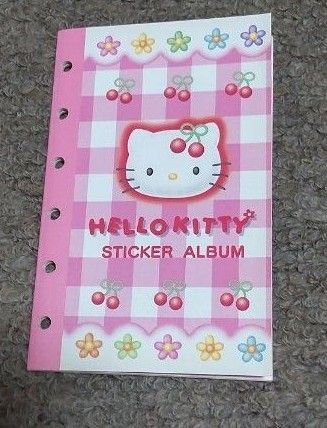 キティ シール帳 手帳 6穴 さくらんぼ 平成レトロ レトロ 平成 キティ シール帳 手帳 6穴 さくらんぼ 平成レトロ レトロ 平成