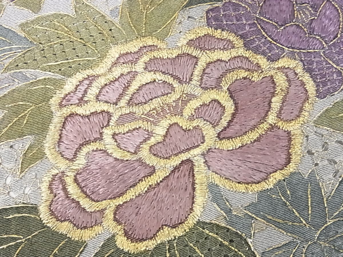 eふれんず◇中国三大刺繍 汕頭刺繍 蘇州刺繍 訪問着 反物 解き eふれんず◇中国三大刺繍 汕頭刺繍 蘇州刺繍 訪問着 反物 解き