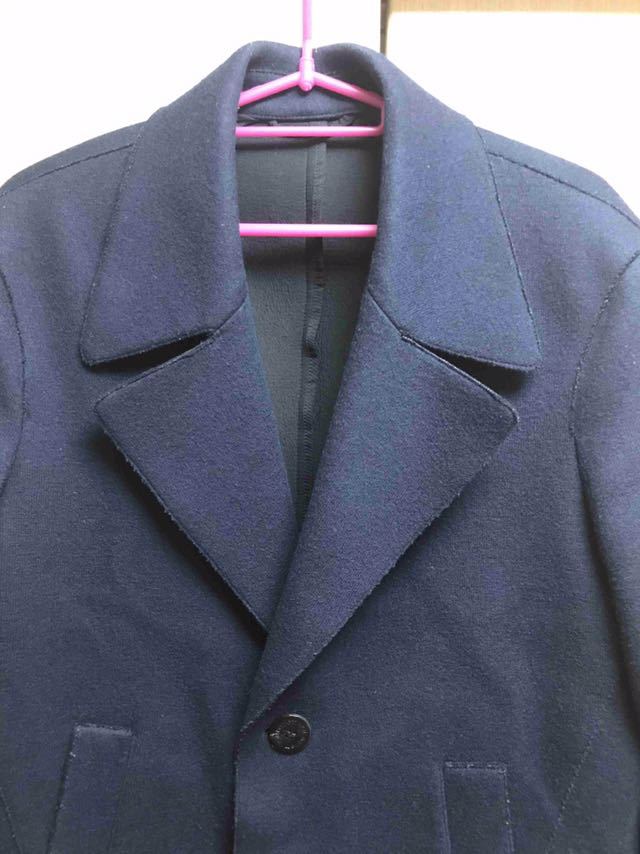 国内正規 18AW Neil Barrett ニールバレット チェスターコート 46 紺 ニールバレットジャパンタグ付き国内正規品 PBCA188Z F006_画像2