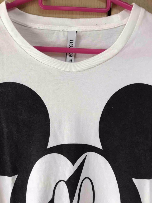 国内正規 18SS Neil Barrett ニールバレット Disney ディズニー Micky ミッキー BOLT ボルト サンダーボルト Tシャツ カットソー 白 L_画像2