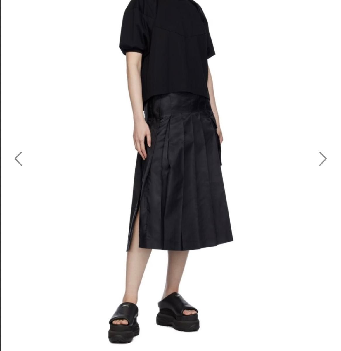 美品】sacai Nylon Twill Skirt ナイロンツイルスカート サイズ1 美品】sacai Nylon Twill Skirt ナイロンツイルスカート サイズ1