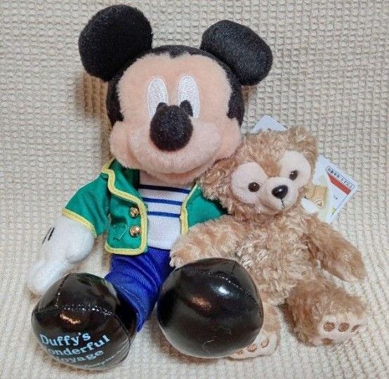 ダッフィー ワンダフルヴォヤッジ ぬいぐるみ ピンバッジ TDS ミッキー&ダッフィー ワンダフル ヴォヤッジ ぬいぐるみ