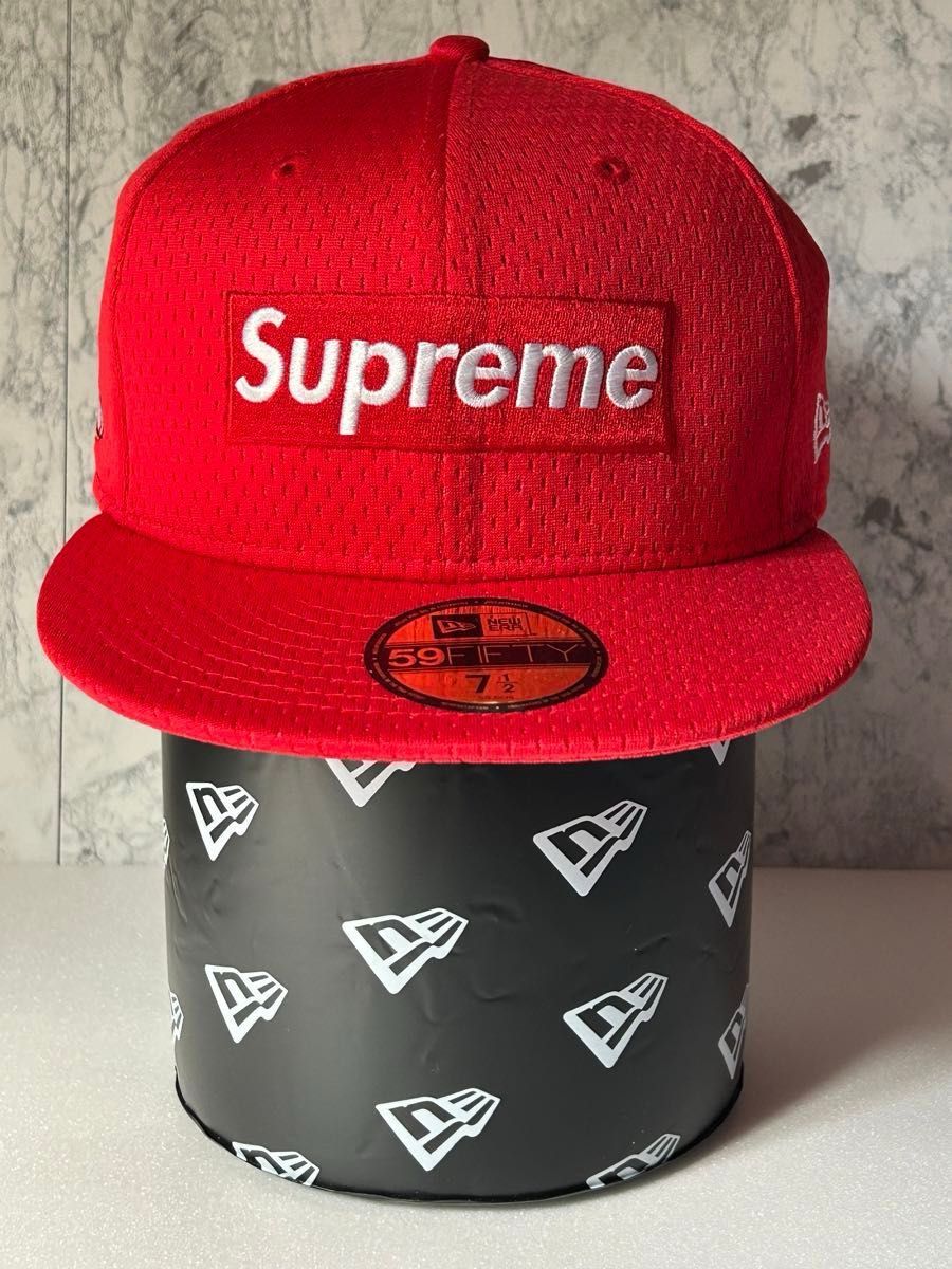 特別価格品【入手困難美品】Supreme x New EraMesh Box logo cap