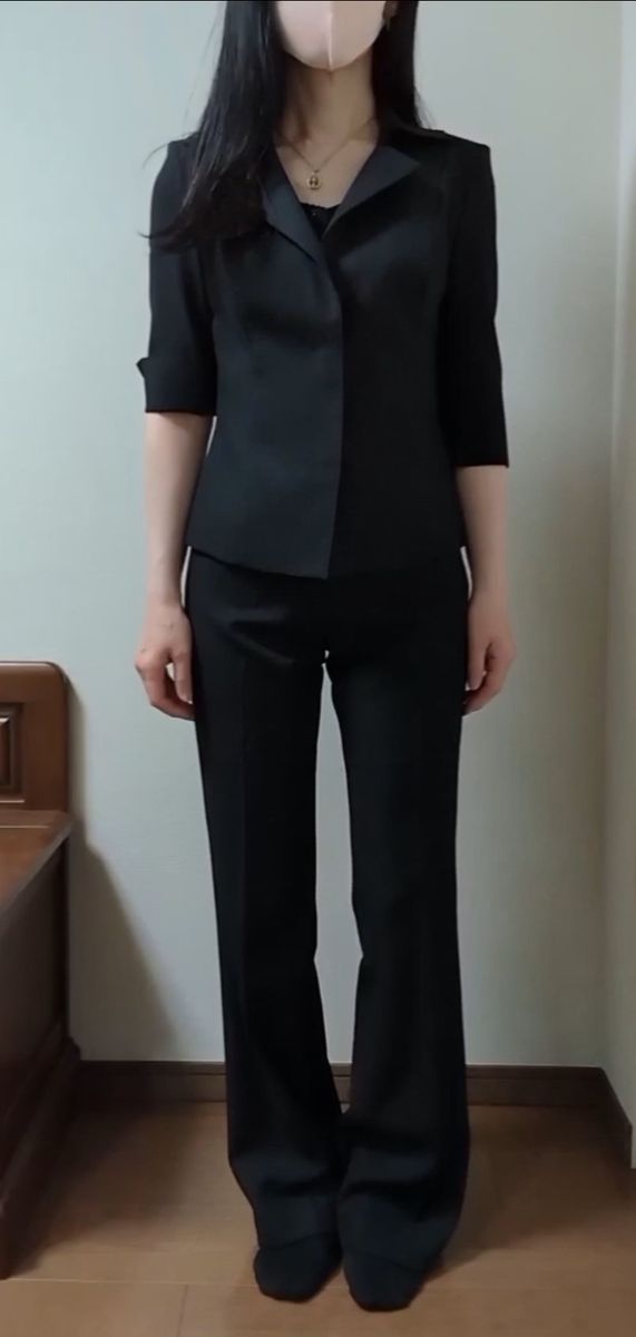 パンツ スーツ ブラック【美品】