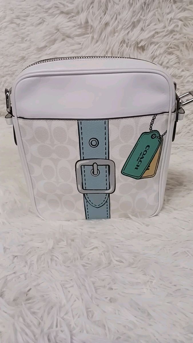 【美品】COACH ハドソン クロスボディ21 シグネチャー CH200
