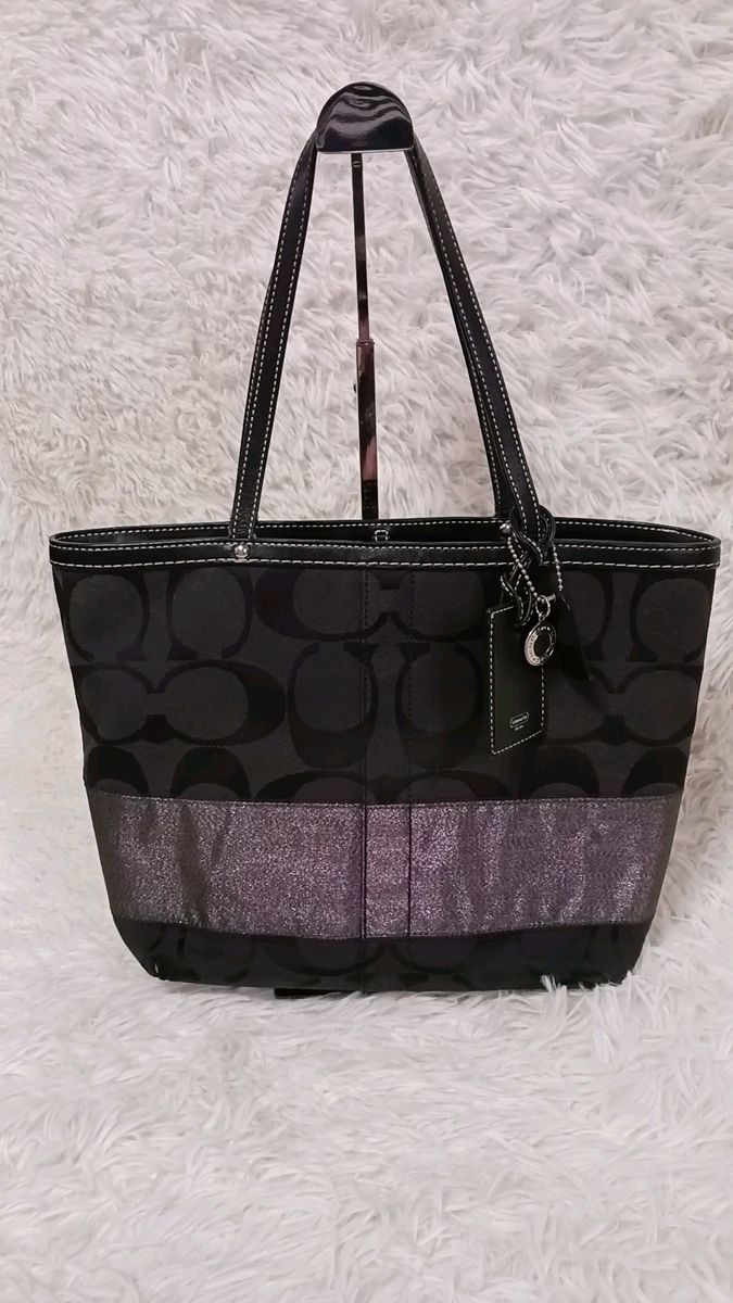 COACH コーチ シグネチャー ハンドバッグ トートバッグ 10124