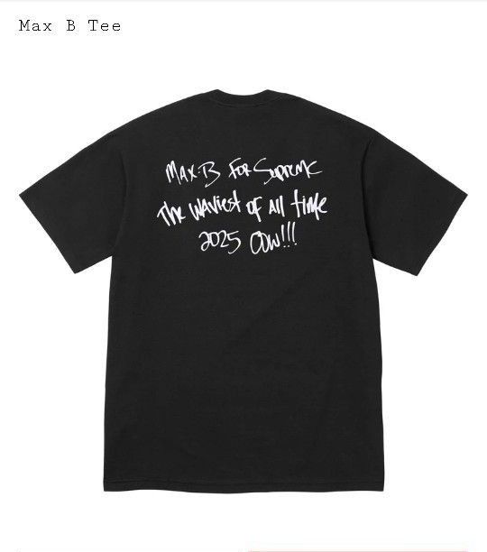 Supreme Max B Tee Black XLサイズ Tシャツ 1点のみ|Yahoo Supreme Max B Tee Black XLサイズ Tシャツ 1点のみ|Yahoo