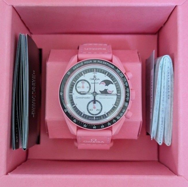 OMEGA×Swatch MoonSwatch Mission to THE PINK MOONPHASE ピンク OMEGA×Swatch MoonSwatch Mission to THE PINK MOONPHASE ピンク