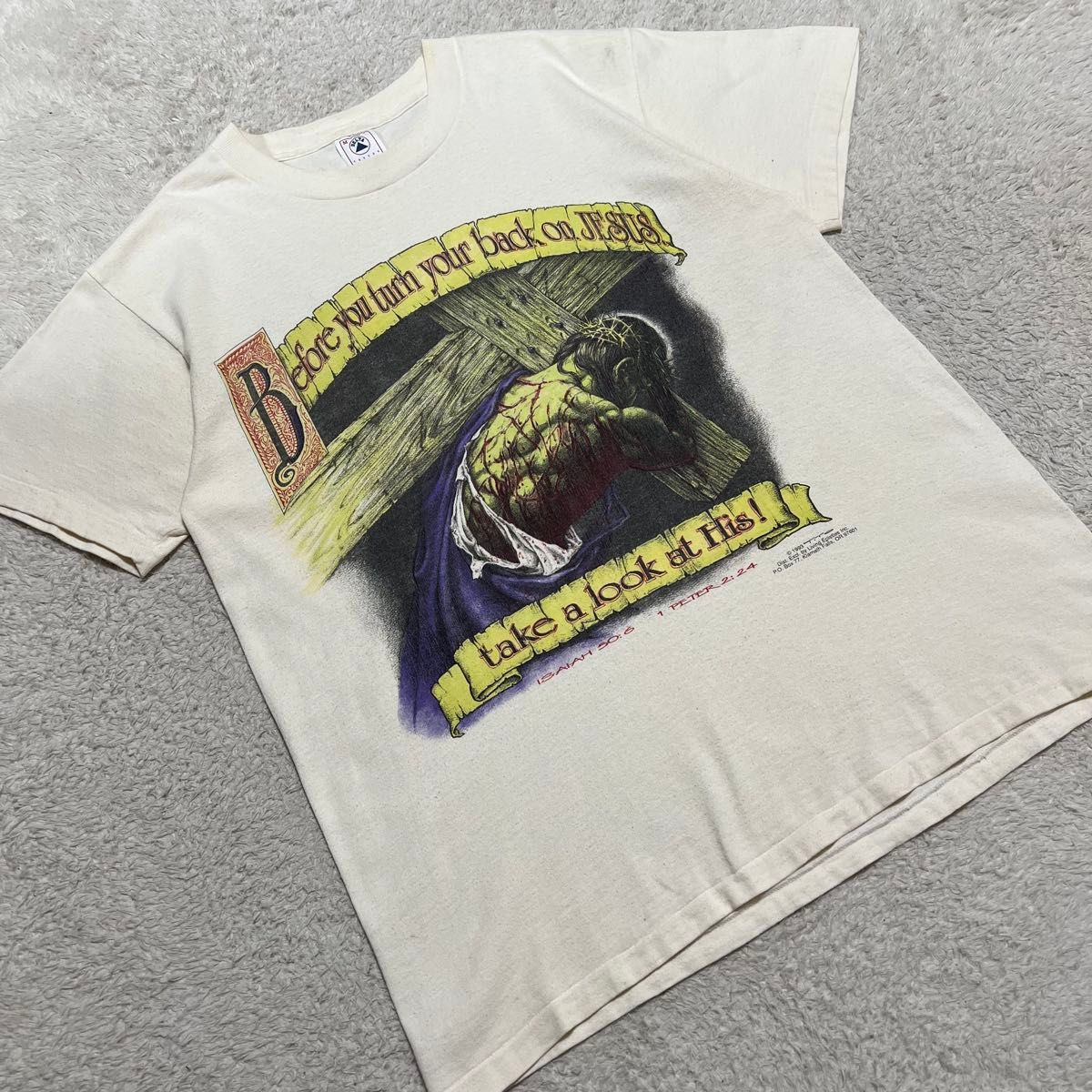 90s USA製 DELTA ジーザス キリスト Tシャツ メンズ M|Yahoo 90s USA製 DELTA ジーザス キリスト Tシャツ メンズ M|Yahoo