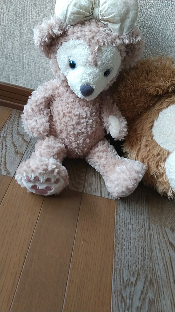 ダッフィークッションとシェリーメイぬいぐるみ ディズニー セット