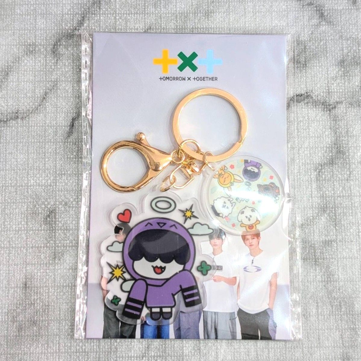 TXT プルバトゥ フムニャリン 2Pキーホルダー PPULBATU TXT プルバトゥ フムニャリン 2Pキーホルダー PPULBATU