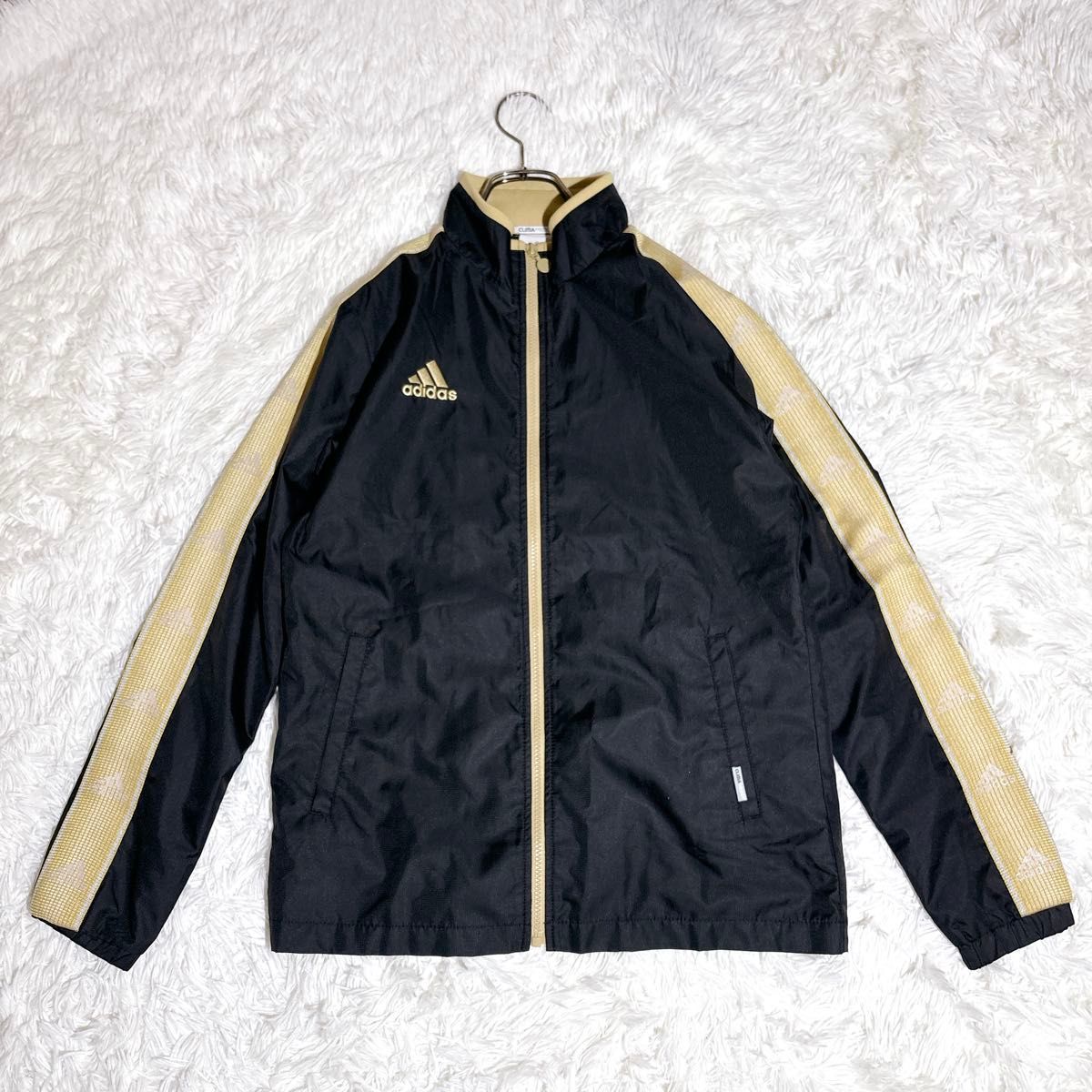 adidas 黒 金 セットアップ ジャージ デカロゴ L M 2010年製 adidas 黒 金 セットアップ ジャージ デカロゴ L M 2010年製