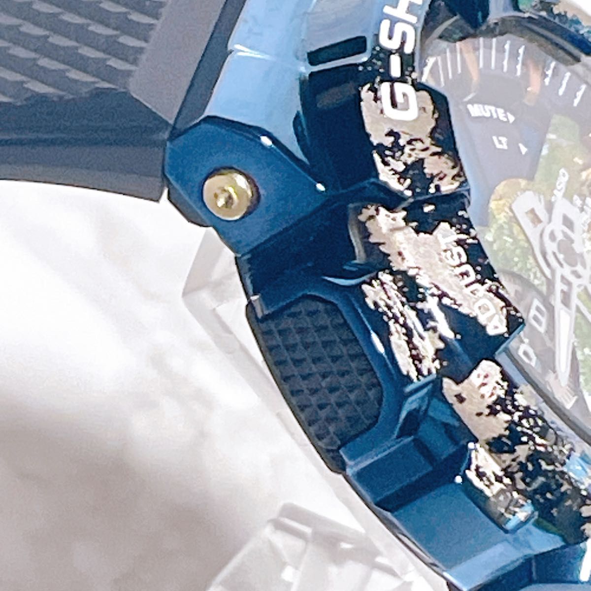 美品 CASIO G-SHOCK GM-110EARTH-1AJR 地球 Gショック 限定 美品 CASIO G-SHOCK GM-110EARTH-1AJR 地球 Gショック 限定