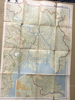 mA13【地図】東京 昭和9年- 足立葛飾江戸川荒川滝野川下谷浅草 mA13【地図】東京 昭和9年- 足立葛飾江戸川荒川滝野川下谷浅草