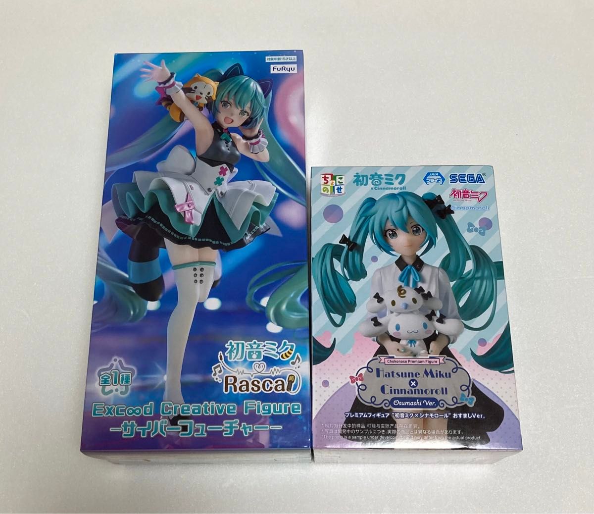 初音ミク×ラスカル ちょこのせプレミアムフィギュア 初音ミク 初音ミク×ラスカル ちょこのせプレミアムフィギュア 初音ミク