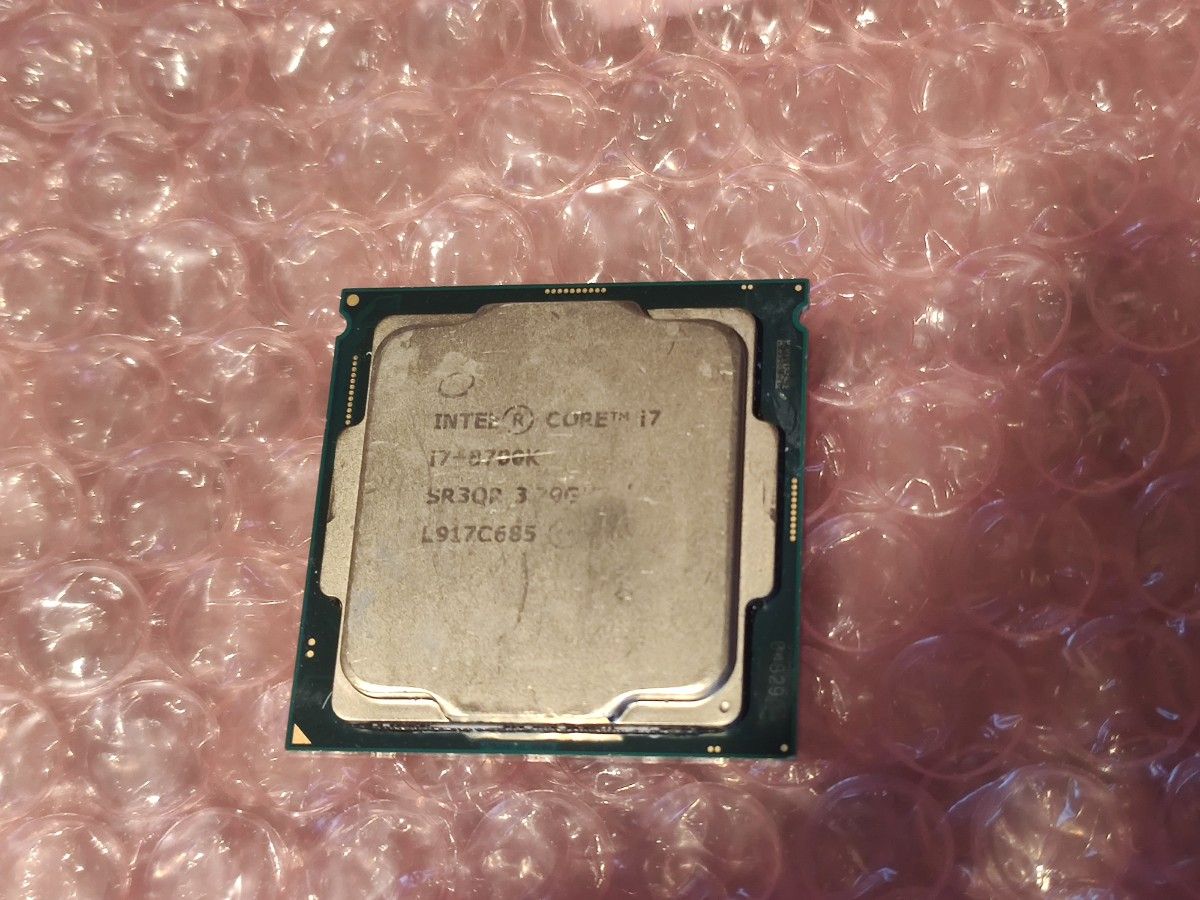 Intel インテル CPU Core i7-8700K 6c12t 動作品|Yahoo!フリマ Intel インテル CPU Core i7-8700K 6c12t 動作品|Yahoo!フリマ