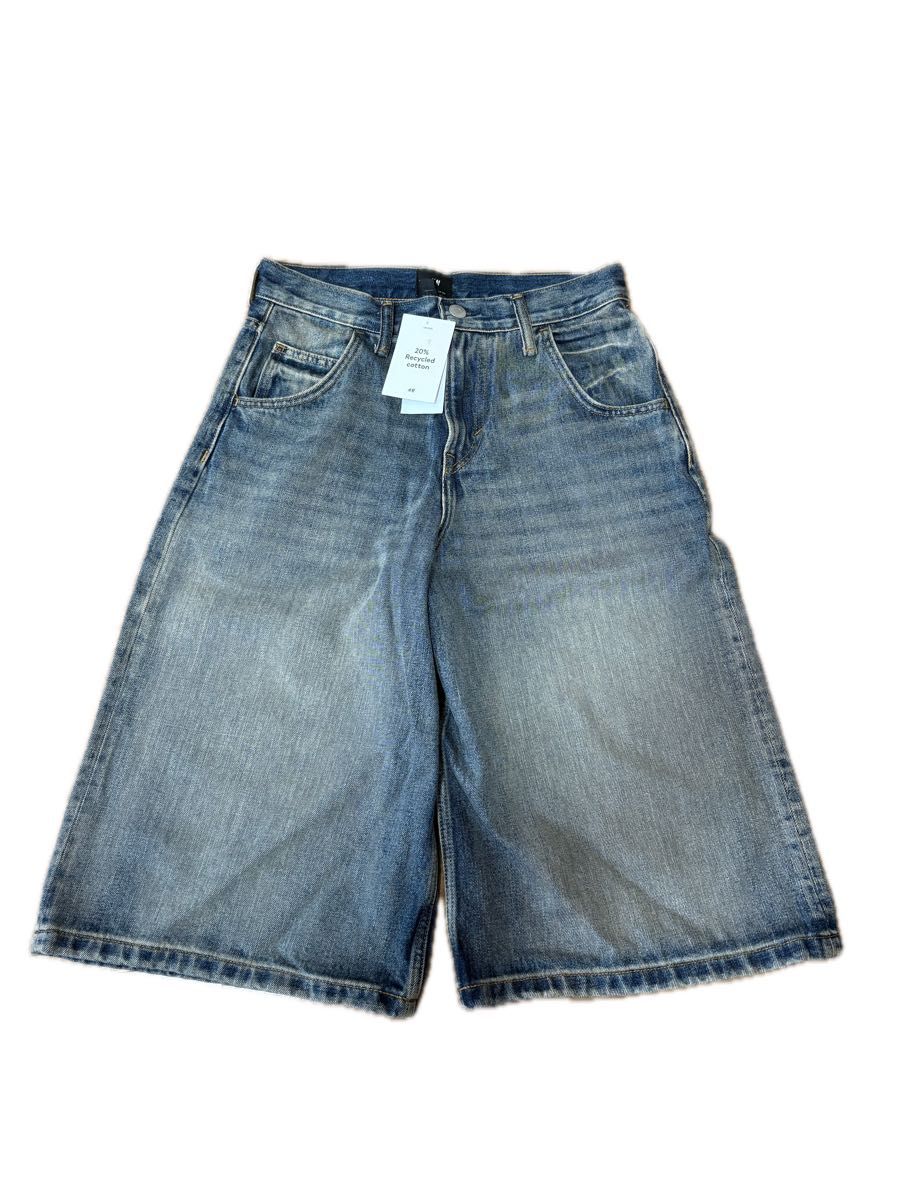 H&M スーパーバギーデニムショートパンツ ジョーツ ショーツ 28 H&M スーパーバギーデニムショートパンツ ジョーツ ショーツ 28