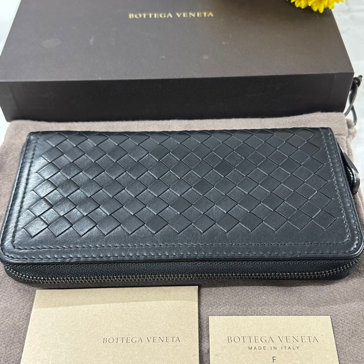 新品同様 現行 ボッテガヴェネタ BOTTEGA VENETA 財布 長財布 新品同様 現行 ボッテガヴェネタ BOTTEGA VENETA 財布 長財布