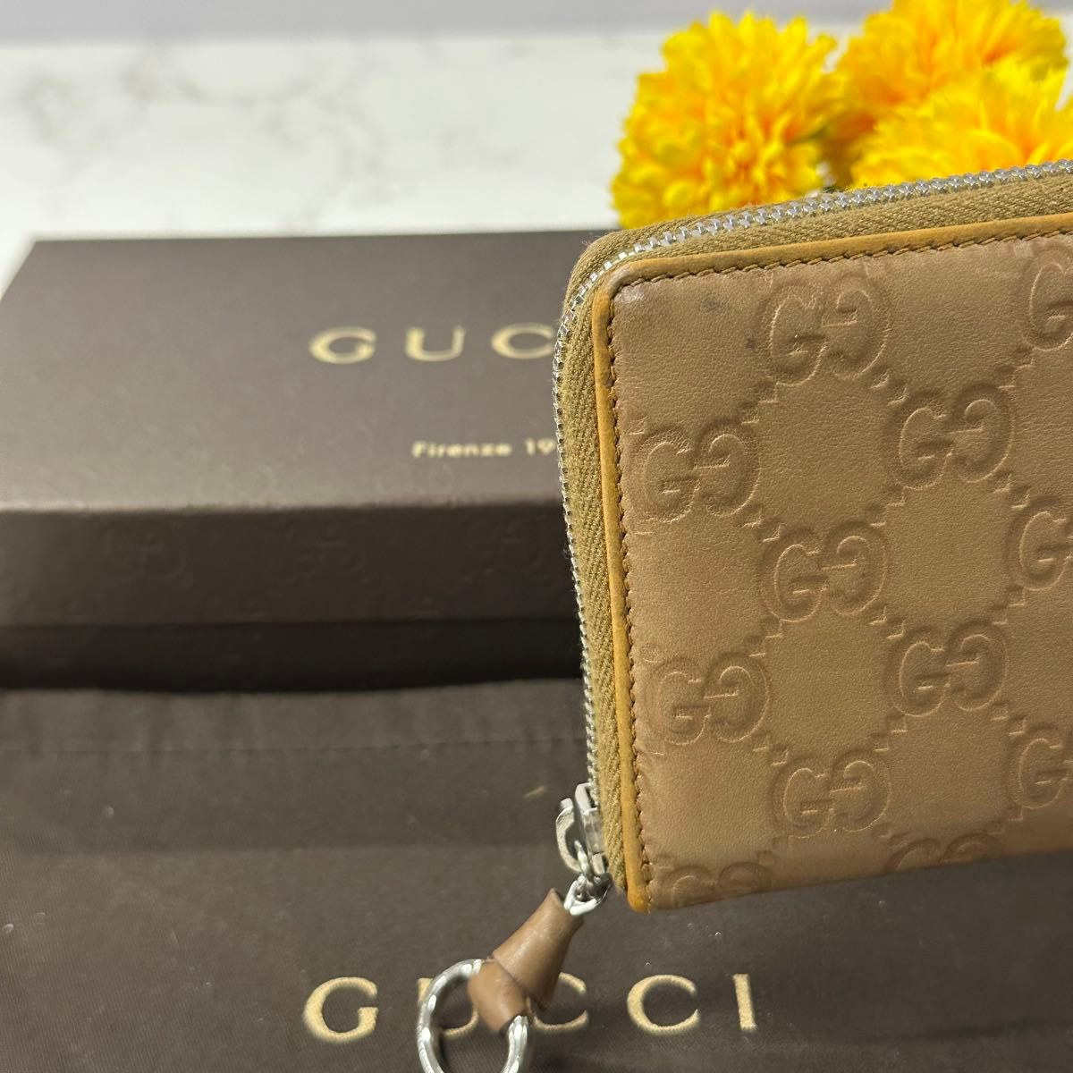 新品同様 グッチ GUCCI 財布 長財布 シマレザー シグネチャー 新品同様 グッチ GUCCI 財布 長財布 シマレザー シグネチャー