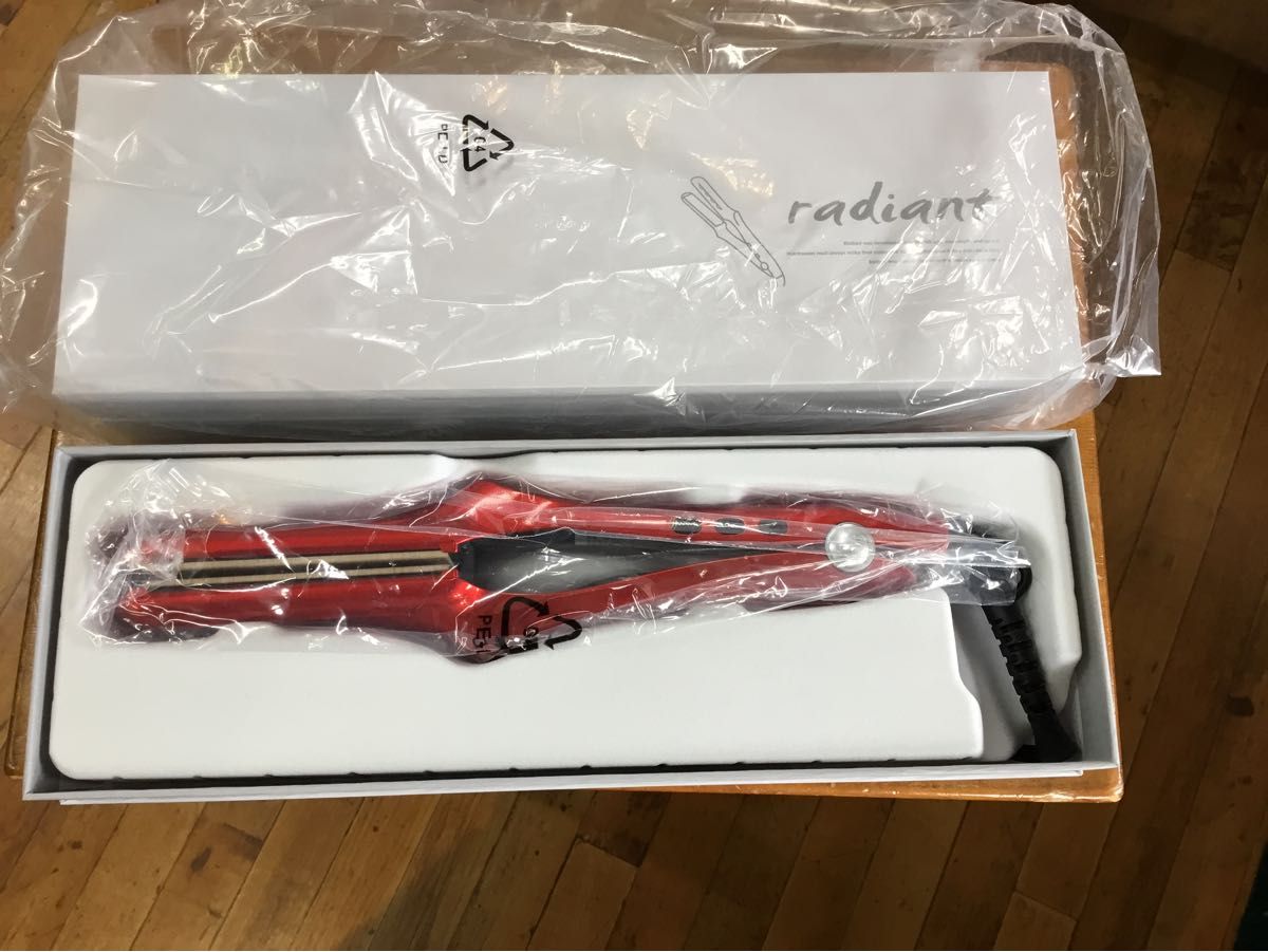 新品未使用ニューラディアントヘアアイロン シルクプロテイン 新品未使用ニューラディアントヘアアイロン シルクプロテイン