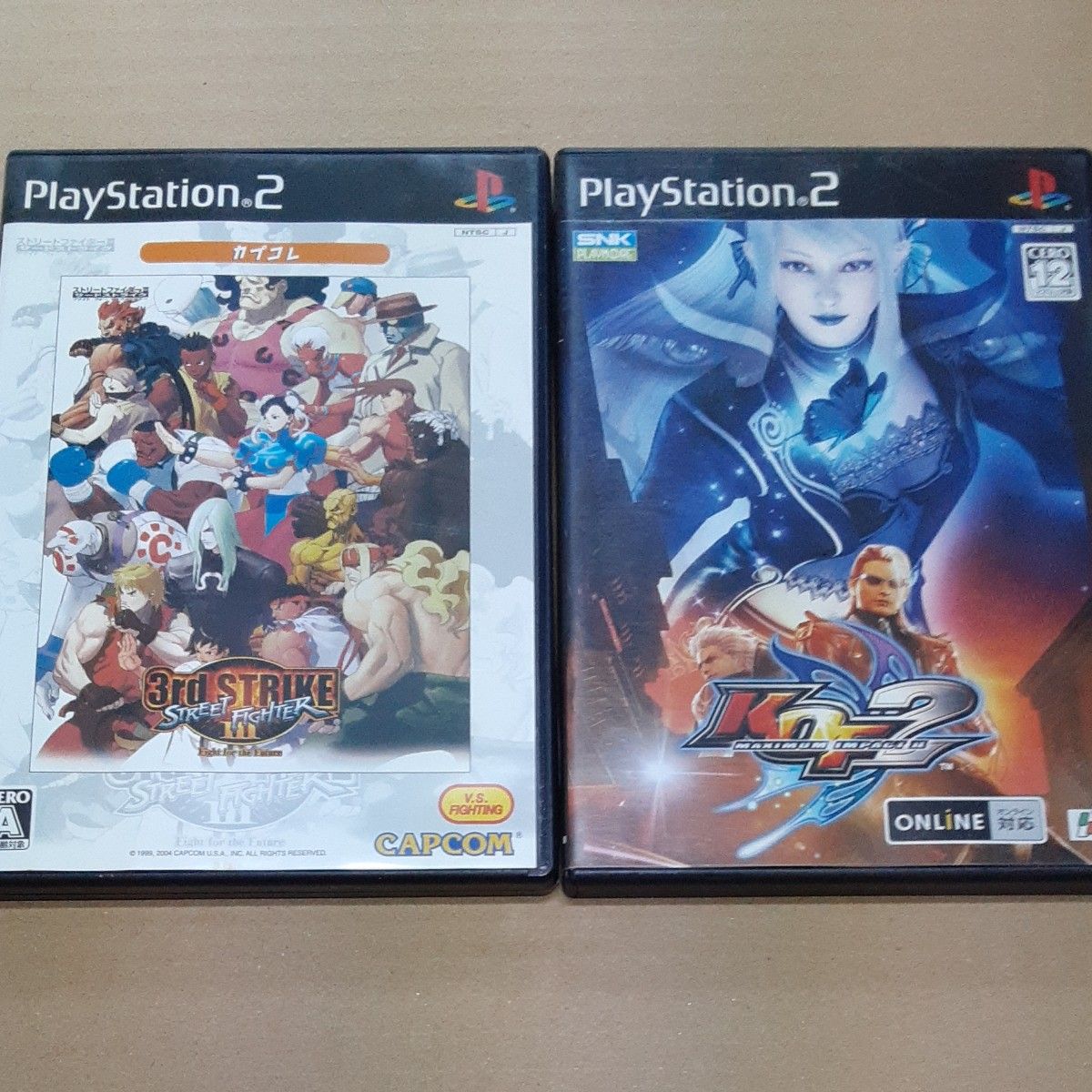 PS2ソフト ストリートファイターⅢ サードストライク + KOF PS2ソフト ストリートファイターⅢ サードストライク + KOF