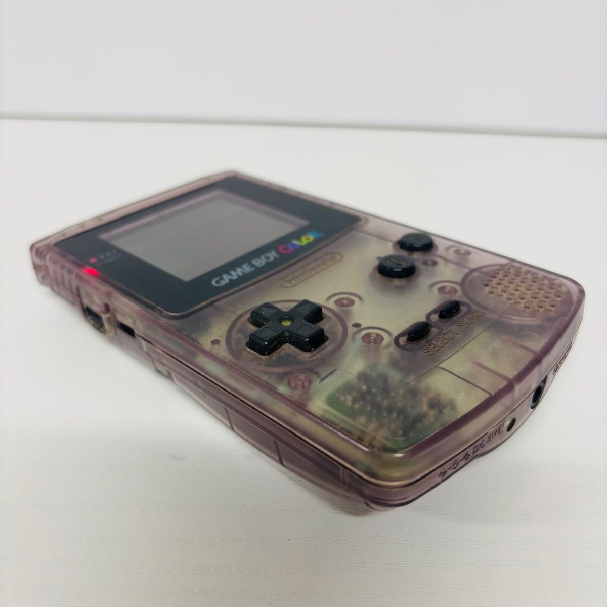ジャンク】GAMEBOY COLOR クリアパープル ソフト3本セット ジャンク】GAMEBOY COLOR クリアパープル ソフト3本セット