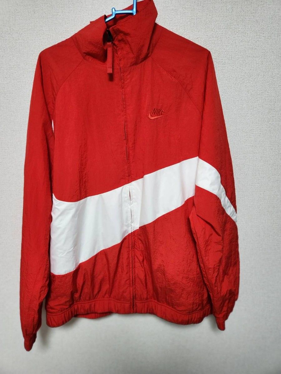 ナイキ NIKE ビックスウォッシュ ナイロンジャケット レッド XL ナイキ NIKE ビックスウォッシュ ナイロンジャケット レッド XL