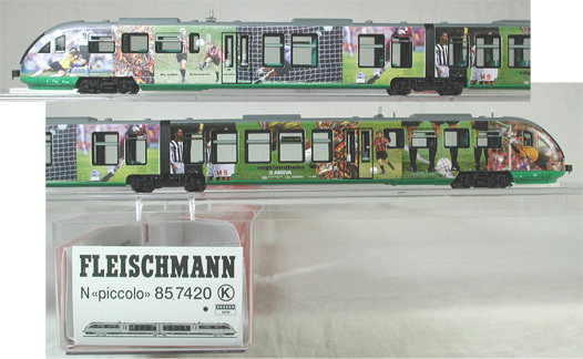 FLEISCHMANN #85 7420 ＤＢ-ＡＧ（ドイツ鉄道） ＢＲ６４２型気動車 ２００６年ワールドカップ記念　（限定品）