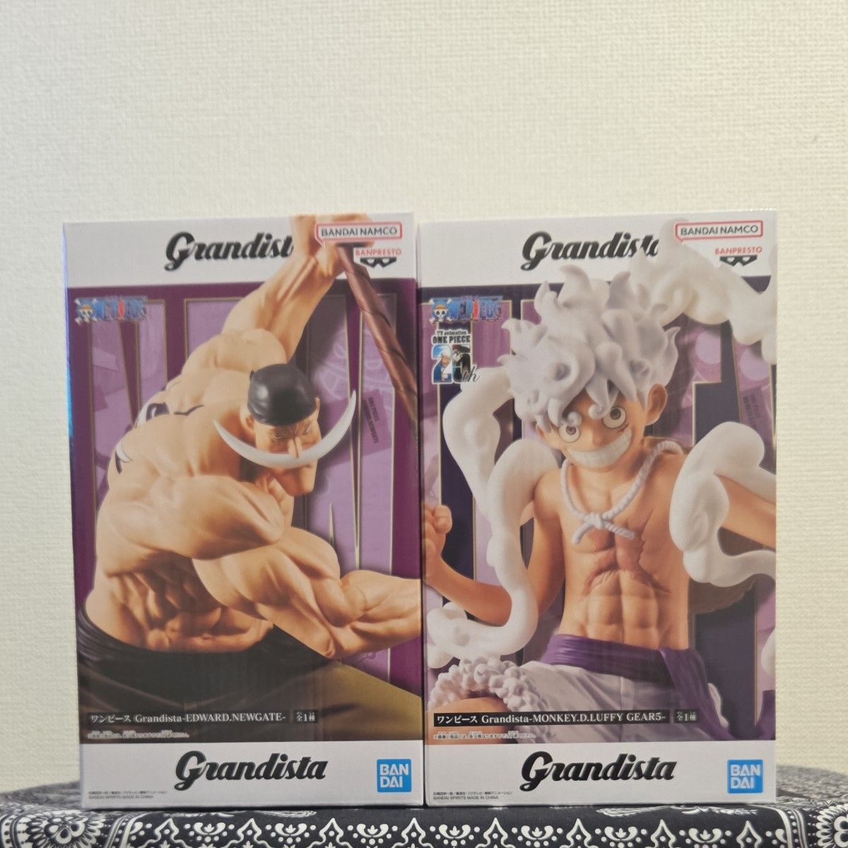 ワンピース フィギュア Grandista 白ひげ GEAR5 ニカ 2種セット ワンピース フィギュア Grandista 白ひげ GEAR5 ニカ 2種セット