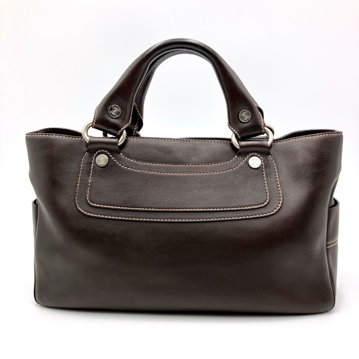 美品】CELINE セリーヌ ブギーバッグ ハンドバッグ トートバッグ 美品】CELINE セリーヌ ブギーバッグ ハンドバッグ トートバッグ