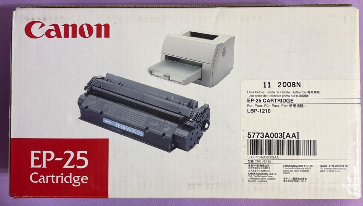 未開封 CANON EP-25トナー 純正品 CN-EP-25J|Yahoo!フリマ(旧 未開封 CANON EP-25トナー 純正品 CN-EP-25J|Yahoo!フリマ(旧