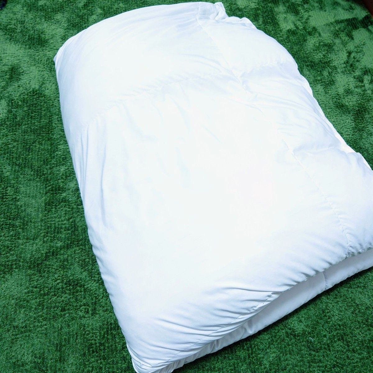 無印良品 グレーグース羽毛掛ふとん・一層式(立体キルトタイプ 無印良品 グレーグース羽毛掛ふとん・一層式(立体キルトタイプ