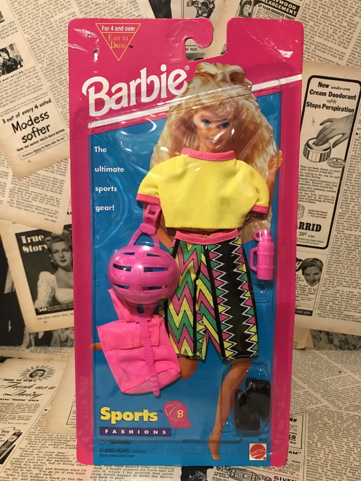 *1990 period /Barbie/ Barbie / out Fit ③ costume / costume / prompt decision Vintage / unopened / pink box *