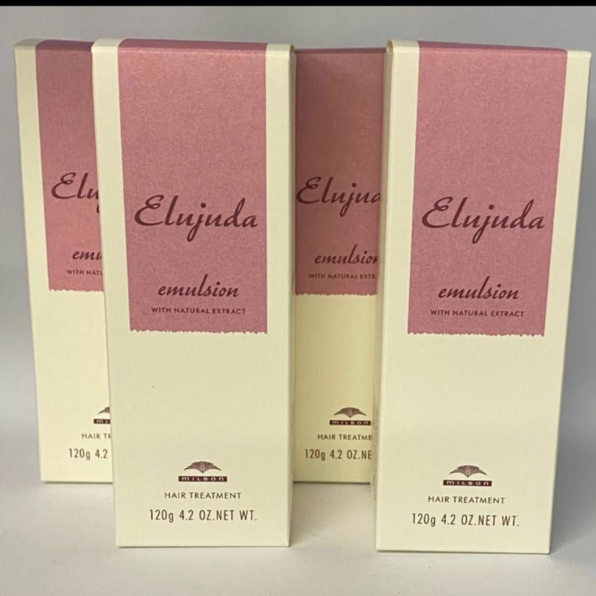 限定4本セット)ミルボンエルジューダ エマルジョン120ml×4本 限定4本セット)ミルボンエルジューダ エマルジョン120ml×4本