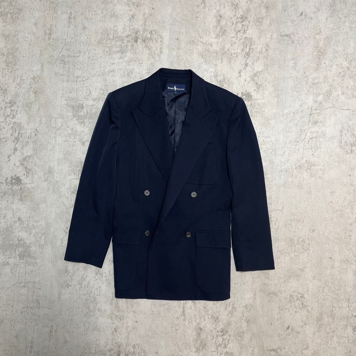 Ralph Lauren ラルフローレン ダブルブレストジャケット 紺色 Ralph Lauren ラルフローレン ダブルブレストジャケット 紺色