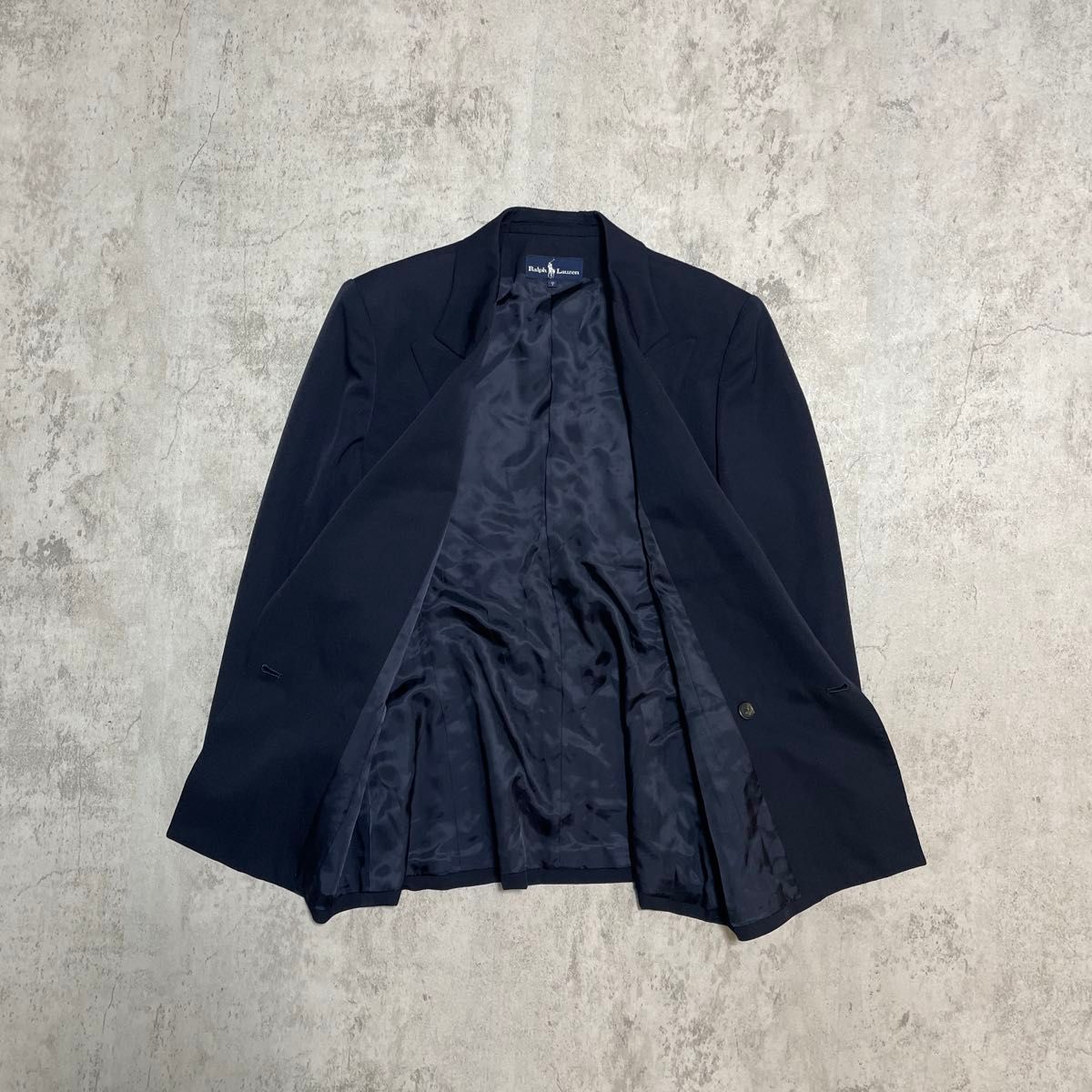 Ralph Lauren ラルフローレン ダブルブレストジャケット 紺色 Ralph Lauren ラルフローレン ダブルブレストジャケット 紺色