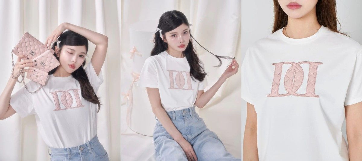 訳あり ダーリッチ darich キルティングアップリケTシャツ PNK 訳あり ダーリッチ darich キルティングアップリケTシャツ PNK