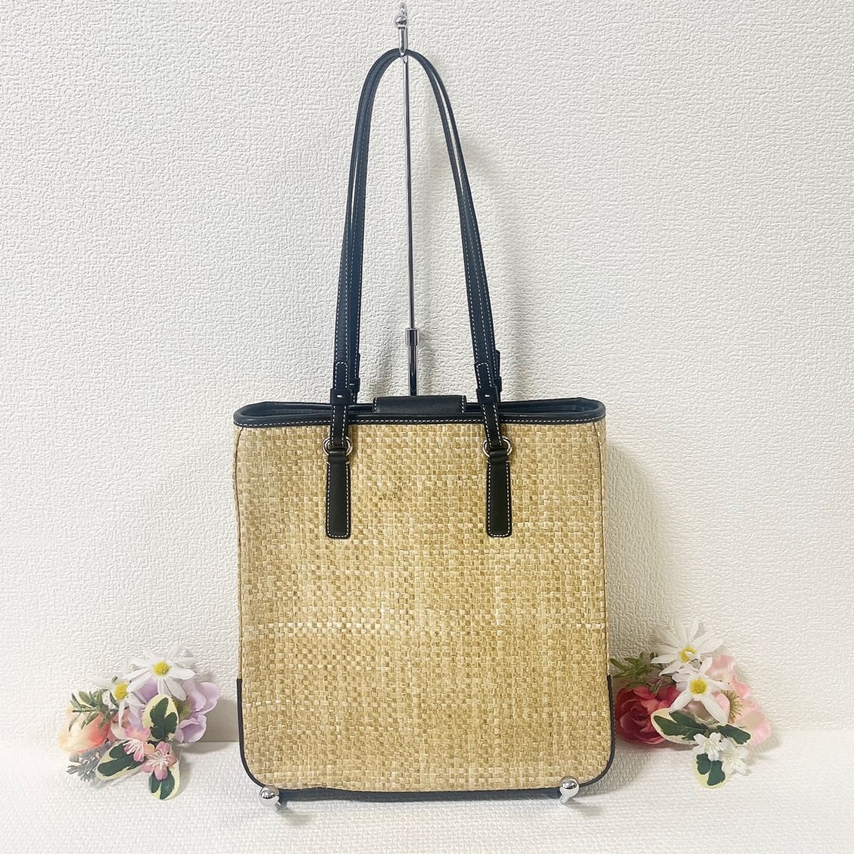 タイムセール 美品 COACH コーチ トートバッグ 肩掛け カゴ タイムセール 美品 COACH コーチ トートバッグ 肩掛け カゴ
