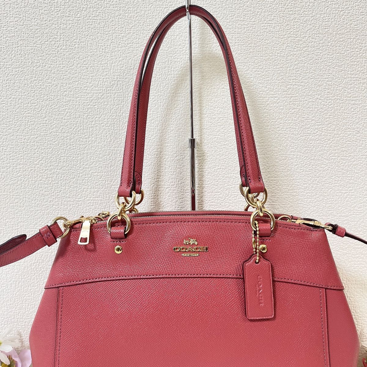 未使用に近い COACH コーチ ショルダーバッグ 2WAY トートバッグ 未使用に近い COACH コーチ ショルダーバッグ 2WAY トートバッグ