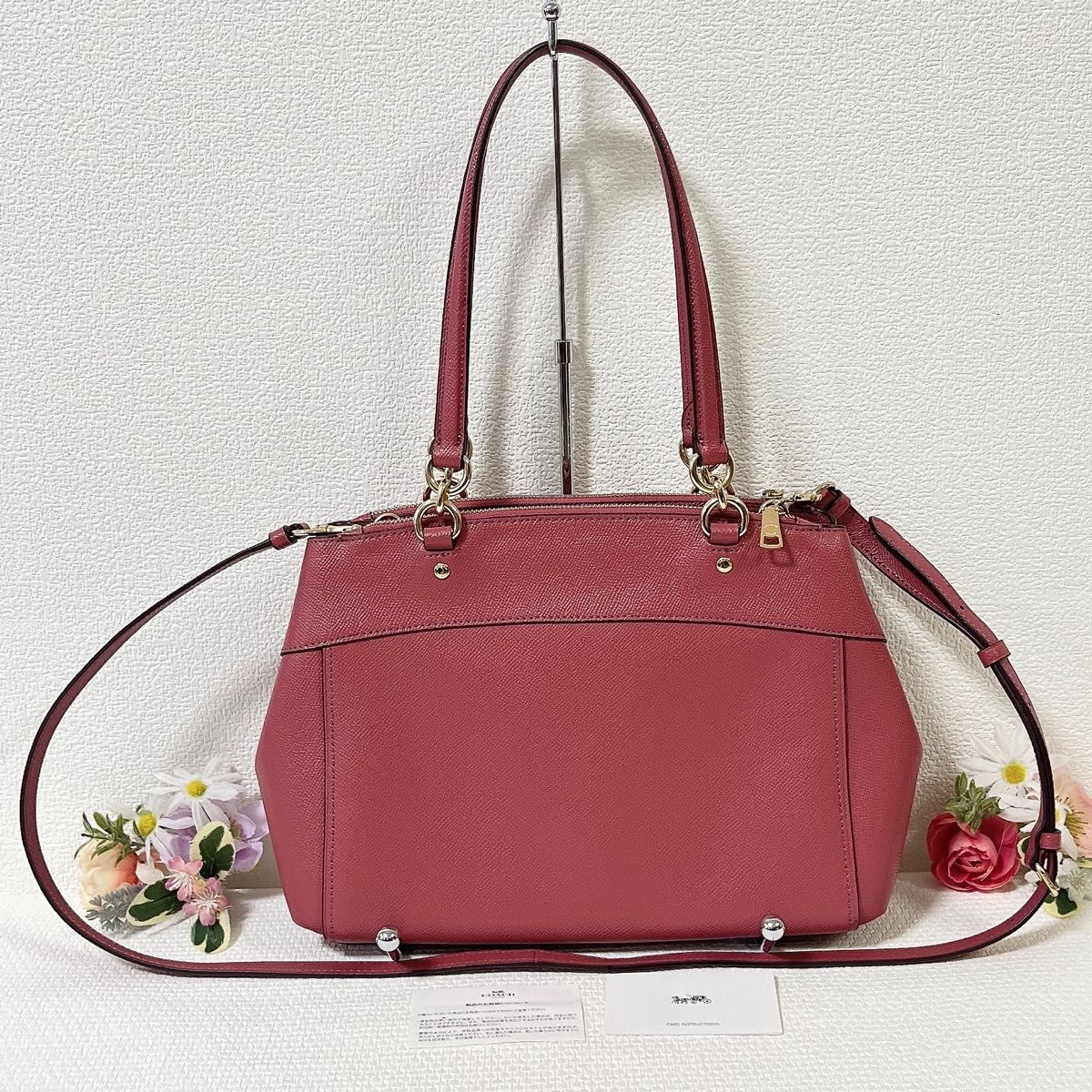 未使用に近い COACH コーチ ショルダーバッグ 2WAY トートバッグ 未使用に近い COACH コーチ ショルダーバッグ 2WAY トートバッグ